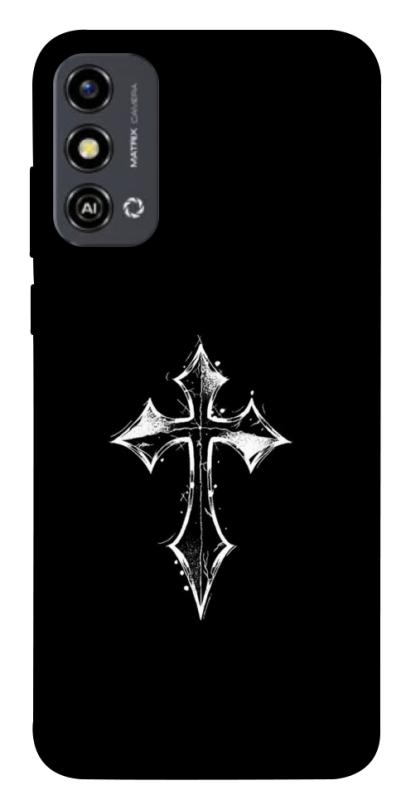 Чохол itsPrint Cross для ZTE Blade A53, black, купити оптом з доставкою
