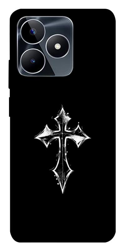 Чохол itsPrint Cross для Realme C53, black, купити оптом з доставкою