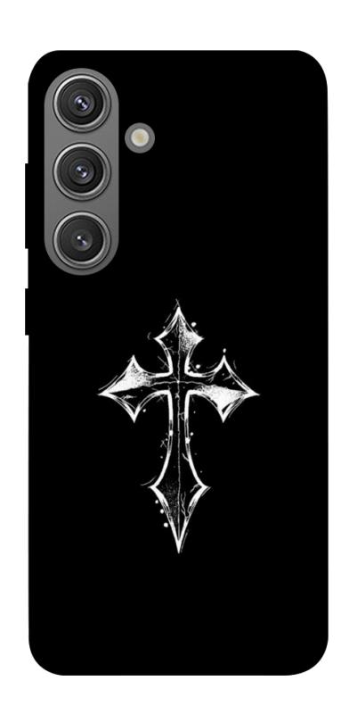 Чохол itsPrint Cross для Samsung Galaxy S24+, black, купити оптом з доставкою