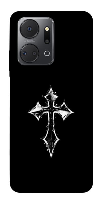 Чохол itsPrint Cross для Huawei Honor X7a, black, купити оптом з доставкою