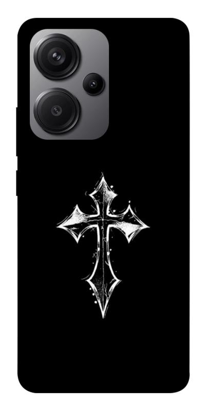 Чохол itsPrint Cross для Xiaomi Redmi Note 13 Pro+, black, купити оптом з доставкою