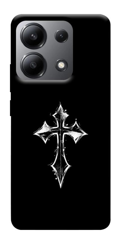 Чохол itsPrint Cross для Xiaomi Redmi Note 13 4G, black, купити оптом з доставкою
