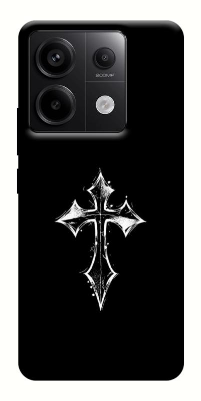 Чохол itsPrint Cross для Xiaomi Redmi Note 13 Pro 4G, black, купити оптом з доставкою