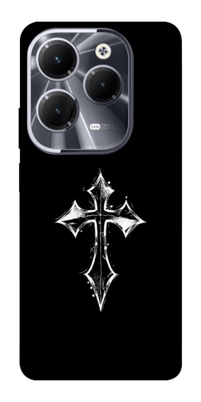 Чохол itsPrint Cross для Infinix Hot 40, black, купити оптом з доставкою