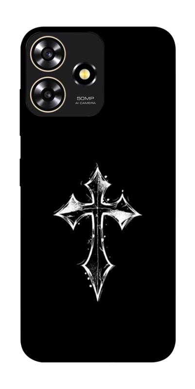 Чохол itsPrint Cross для ZTE Blade A73 4G, black, купити оптом з доставкою