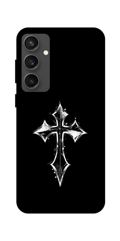 Чохол itsPrint Cross для Samsung Galaxy S24 FE, black, купити оптом з доставкою
