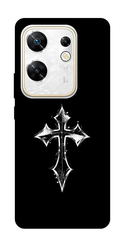 Чехол itsPrint Cross для Infinix Zero 30 4G, black, купить оптом с доставкой