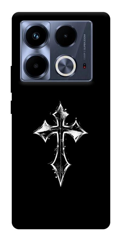 Чохол itsPrint Cross для Infinix Note 40 4G, black, купити оптом з доставкою