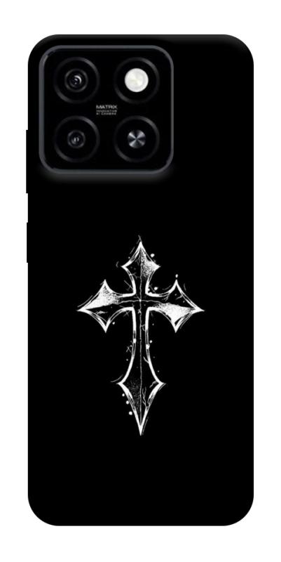 Чехол itsPrint Cross для ZTE Blade A55 4G, black, купить оптом с доставкой