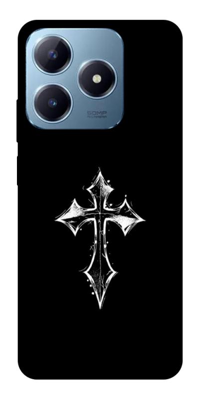 Чохол itsPrint Cross для Realme C63 4G, black, купити оптом з доставкою