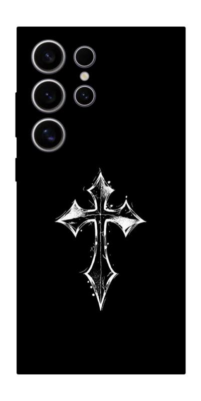 Чехол itsPrint Cross для Samsung Galaxy S25 Ultra, black, купить оптом с доставкой
