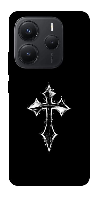 Чохол itsPrint Cross для Xiaomi Redmi Note 14 5G, black, купити оптом з доставкою