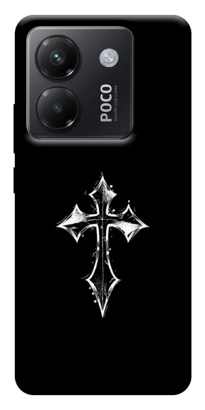 Чохол itsPrint Cross для Xiaomi Poco M7 Pro 5G, black, купити оптом з доставкою