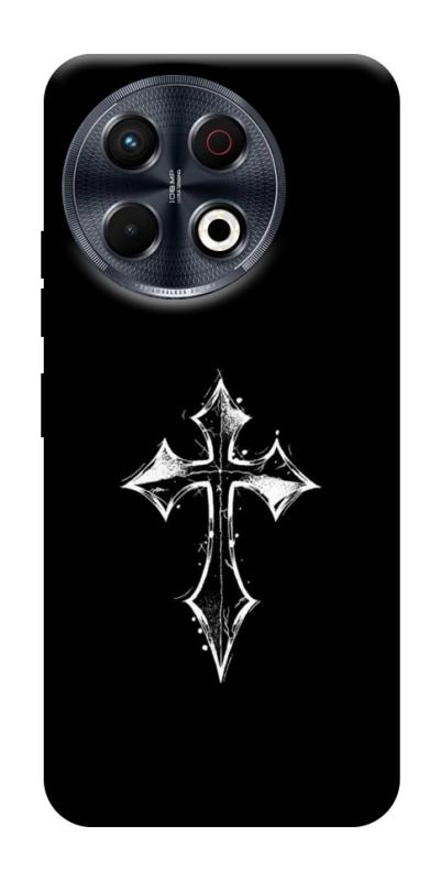 Чохол itsPrint Cross для TECNO Spark 30 Pro (KL7), black, купити оптом з доставкою