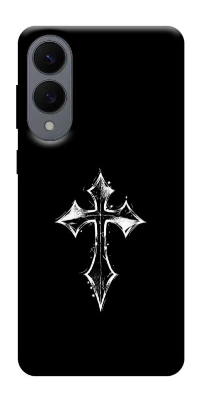Чохол itsPrint Cross для Samsung Galaxy S25 Edge, black, купити оптом з доставкою