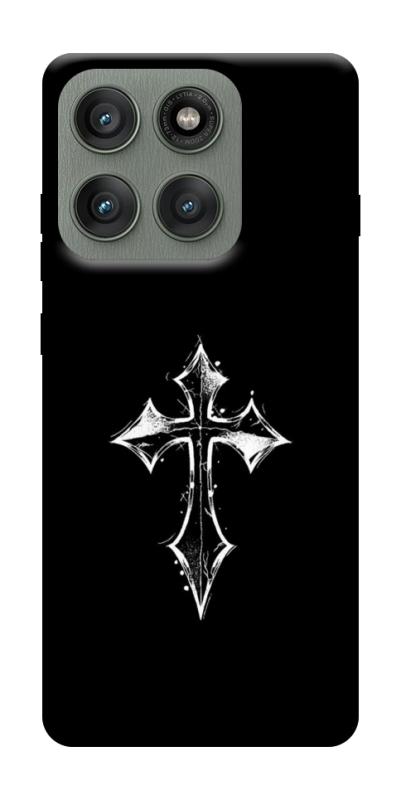 Чохол itsPrint Cross для Motorola Edge 60 Pro, black, купити оптом з доставкою