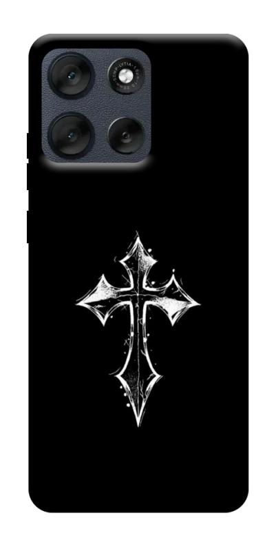 Чехол itsPrint Cross для Motorola Moto G56 5G, black, купить оптом с доставкой