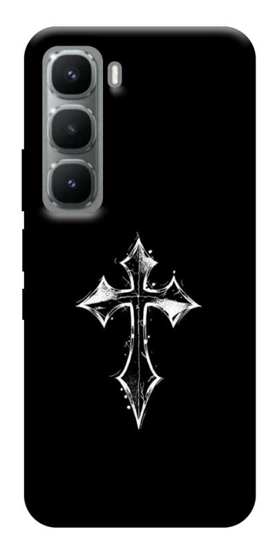Чохол itsPrint Cross для Infinix Hot 60i, black, купити оптом з доставкою