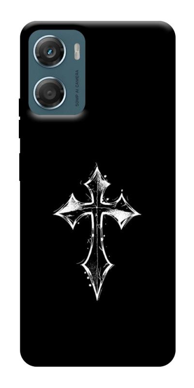 Чохол itsPrint Cross для Motorola Moto G06, black, купити оптом з доставкою