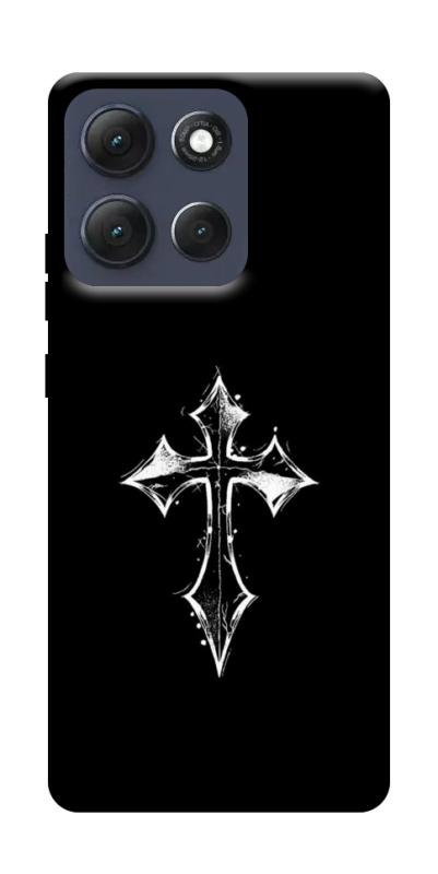 Чохол itsPrint Cross для Motorola Moto G86 Power, black, купити оптом з доставкою