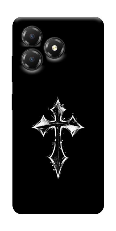 Чехол itsPrint Cross для ZTE Blade A36, black, купить оптом с доставкой