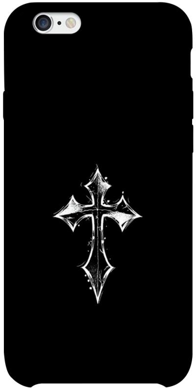Чехол itsPrint Cross для Apple iPhone 6/6s plus (5.5"), black, купить оптом с доставкой