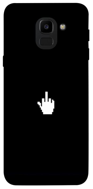Чохол itsPrint Cursor для Samsung J600F Galaxy J6 (2018), black, купити оптом з доставкою