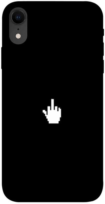 Чехол itsPrint Cursor для Apple iPhone XR (6.1"), black, купить оптом с доставкой