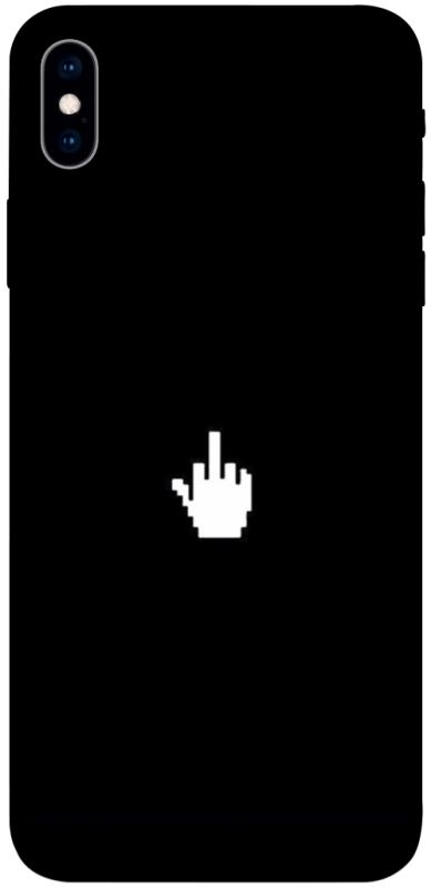 Чохол itsPrint Cursor для Apple iPhone XS Max (6.5"), black, купити оптом з доставкою