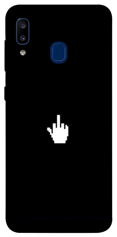 Чохол itsPrint Cursor для Samsung Galaxy A20 / A30, black, купити оптом з доставкою