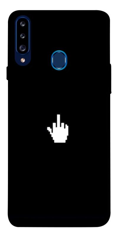 Чохол itsPrint Cursor для Samsung Galaxy A20s, black, купити оптом з доставкою