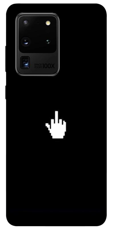 Чехол itsPrint Cursor для Samsung Galaxy S20 Ultra, black, купить оптом с доставкой