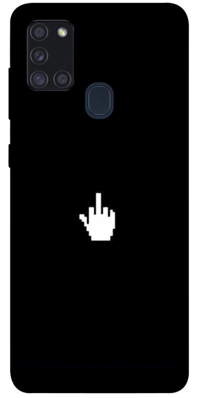 Чохол itsPrint Cursor для Samsung Galaxy A21s, black, купити оптом з доставкою