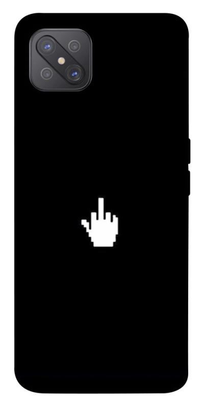 Чехол itsPrint Cursor для Oppo A92s, black, купить оптом с доставкой