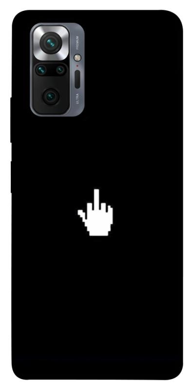 Чехол itsPrint Cursor для Xiaomi Redmi Note 10 Pro, black, купить оптом с доставкой