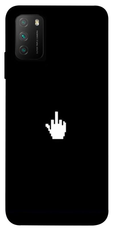 Чохол itsPrint Cursor для Xiaomi Poco M3, black, купити оптом з доставкою
