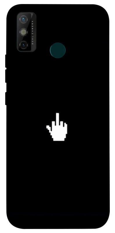 Чехол itsPrint Cursor для TECNO Spark 6 Go, black, купить оптом с доставкой