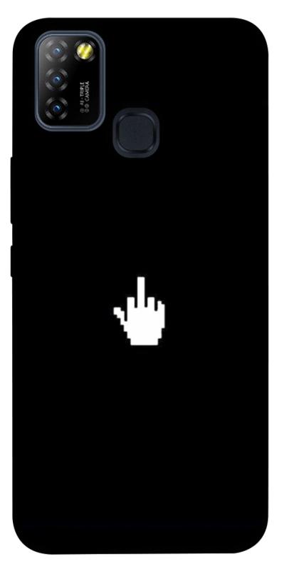 Чехол itsPrint Cursor для Infinix Hot 10 Lite, black, купить оптом с доставкой