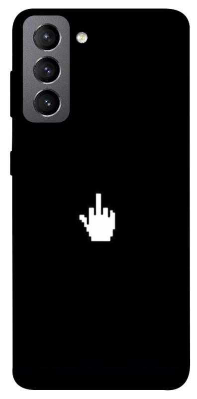Чехол itsPrint Cursor для Samsung Galaxy S21 FE, black, купить оптом с доставкой