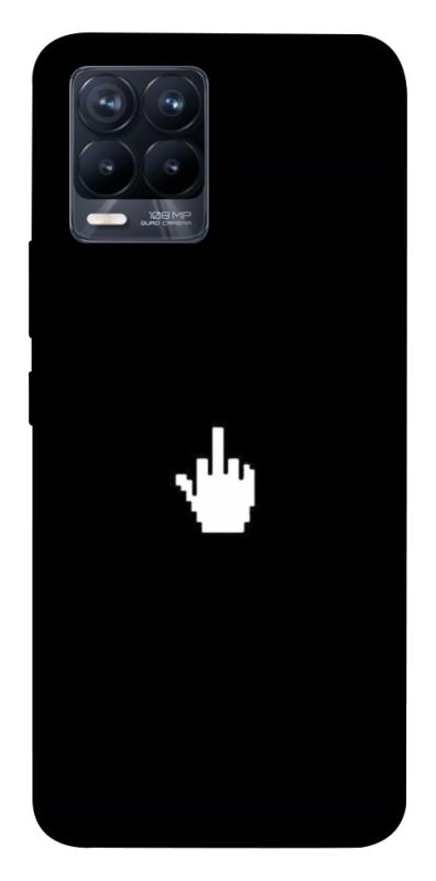Чехол itsPrint Cursor для Realme 8, black, купить оптом с доставкой