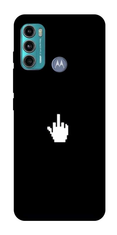 Чохол itsPrint Cursor для Motorola Moto G60, black, купити оптом з доставкою