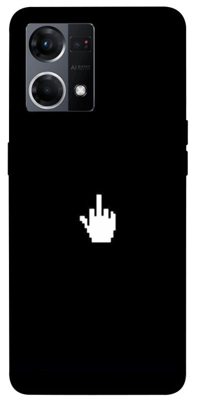 Чохол itsPrint Cursor для Oppo Reno 7 4G, black, купити оптом з доставкою