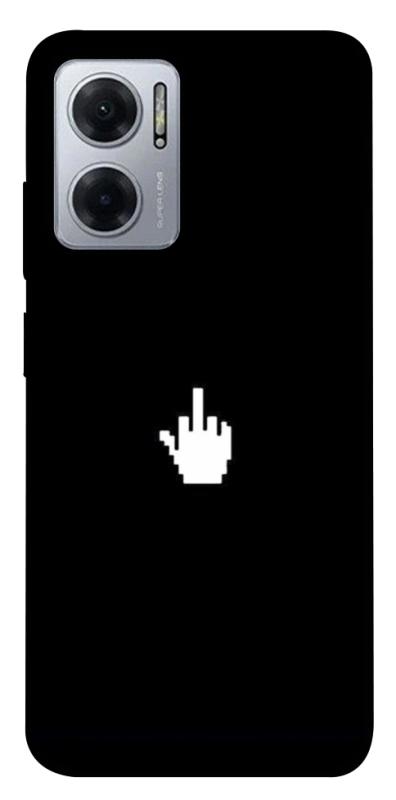Чохол itsPrint Cursor для Xiaomi Redmi Note 11E, black, купити оптом з доставкою