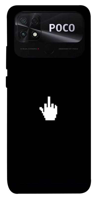 Чохол itsPrint Cursor для Xiaomi Poco C40, black, купити оптом з доставкою