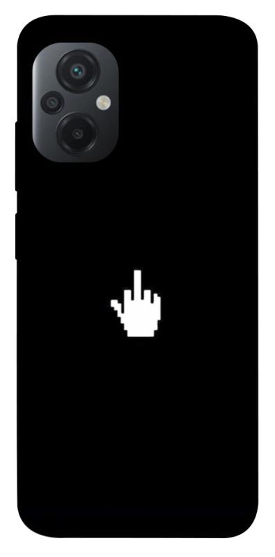 Чехол itsPrint Cursor для Xiaomi Poco M5, black, купить оптом с доставкой