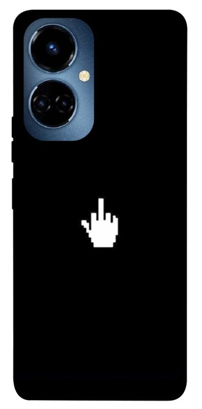 Чохол itsPrint Cursor для TECNO Camon 19 (CI6n) / 19 Pro (CI8n), black, купити оптом з доставкою