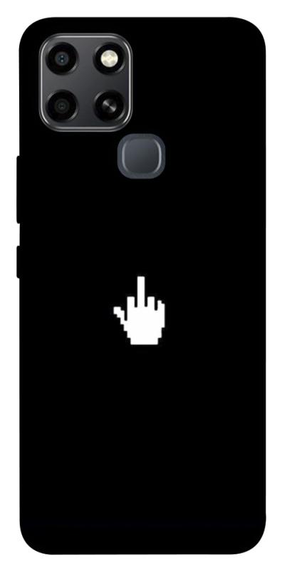 Чохол itsPrint Cursor для Infinix Smart 6, black, купити оптом з доставкою