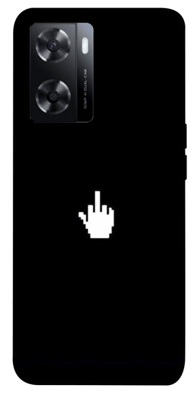Чехол itsPrint Cursor для Oppo A57s, black, купить оптом с доставкой