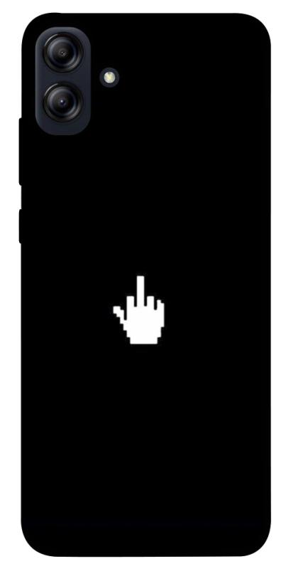 Чехол itsPrint Cursor для Samsung Galaxy A04e, black, купить оптом с доставкой