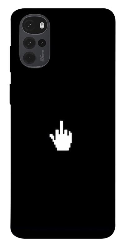 Чохол itsPrint Cursor для Motorola Moto G22, black, купити оптом з доставкою